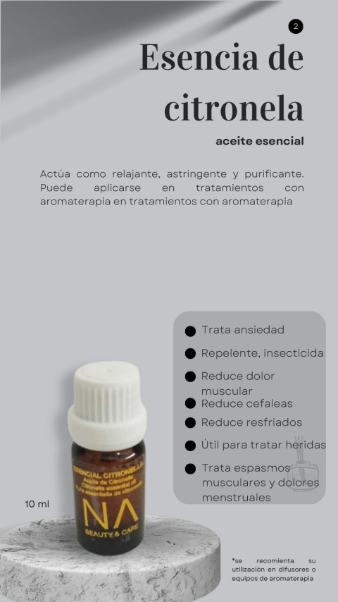 esencia de citronela